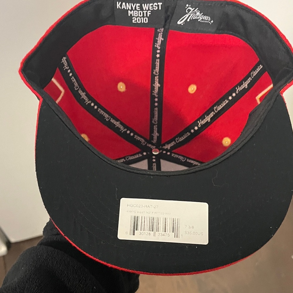 Kanye West My Beautiful Dark Twisted Fantasy Embroidered Fitted Hat 🧢 - Picture 7 of 8